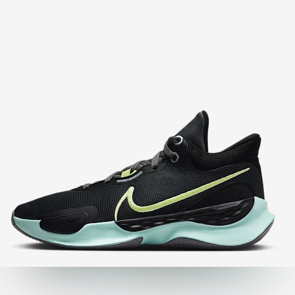 Nike Air Zoom G.T. Cut 2 Sneakers –  Men 5 – Black/Yellow/Blue Tint main image 5